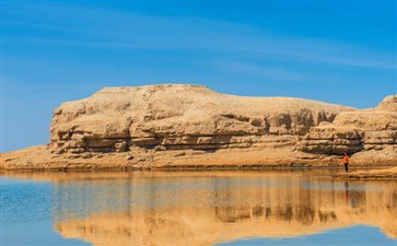 青海旅游专列：大柴旦水上雅丹地貌