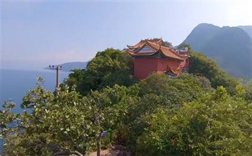 云南抚仙湖旅游：禄充景区观音阁