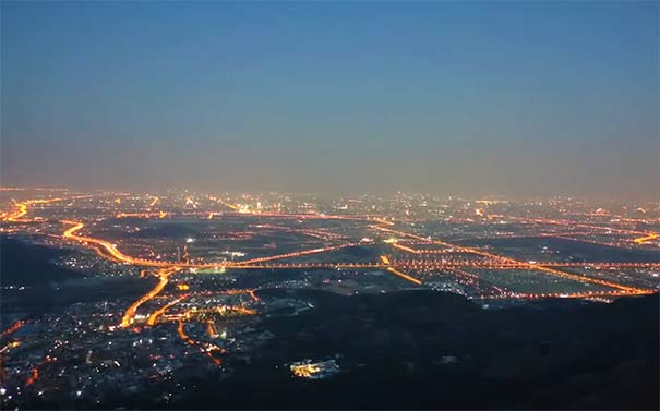 北京旅游夜景推荐：香山夜景