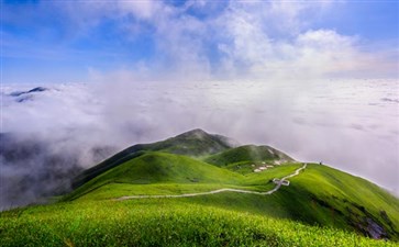 武功山旅游：云海