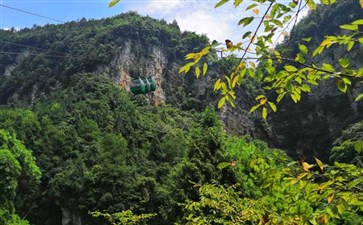 重庆金刀峡旅游：金刀峡北门索道