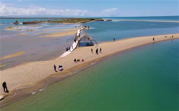 甘青大环线西北旅游：青海青海湖二郎剑