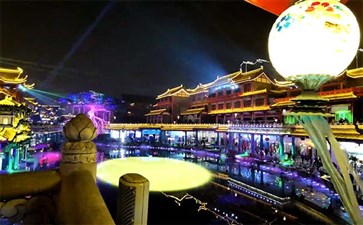 眉山东坡印象水街夜景-重庆青旅