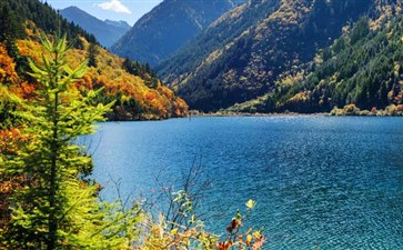 九寨沟秋季风景