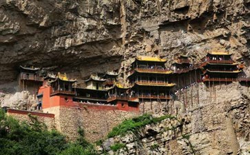 山西旅游：恒山悬空寺