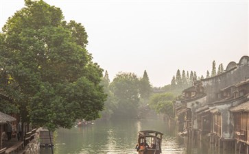 华东旅游：浙江乌镇水乡景色