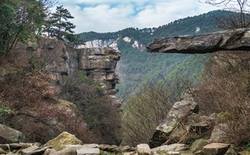 江西庐山锦绣谷天桥