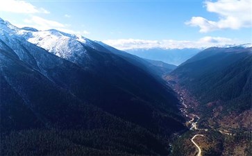 西藏卡定沟全景