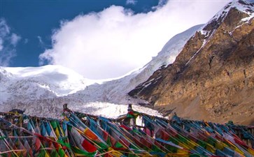 西藏卡若拉冰川
