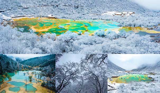 2021年10月黄龙雪景实拍