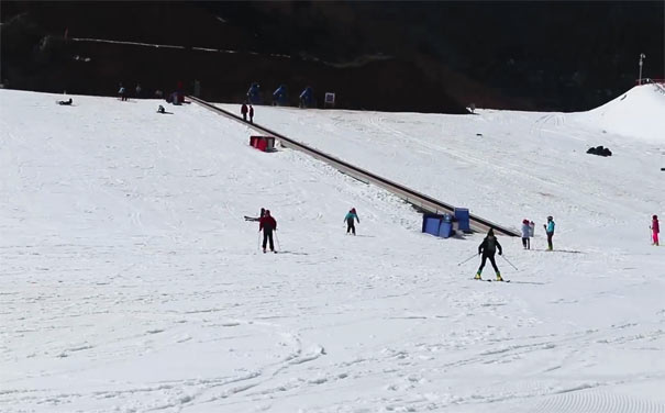 仙女山往年雪景回顾之滑雪场