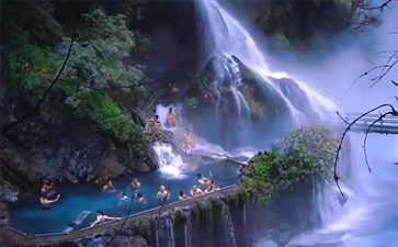 四川旅游：西昌九十九里温泉瀑布