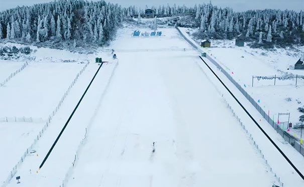 仙女山冰雪旅游：仙女山滑雪场