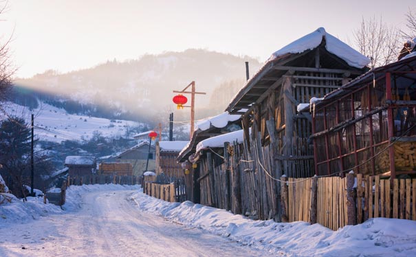 吉林长白山雪村