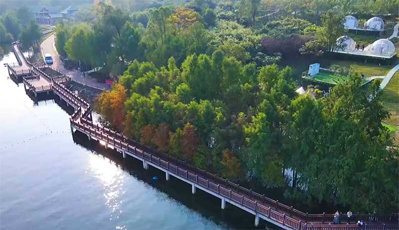 重庆长寿湖景区露营基地