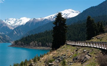 夕阳红旅游专列：新疆天山天池