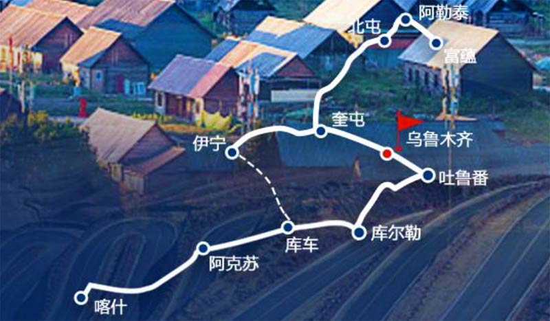 新东方快车高端旅游专列行程简图