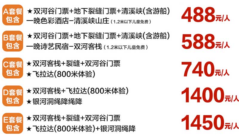 [十二背后洞穴探险飞拉达]重庆周边二日游自驾自由行套票参考