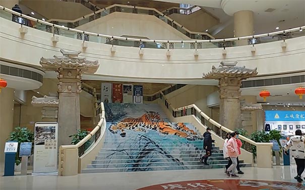 重庆中国三峡博物馆一楼大厅