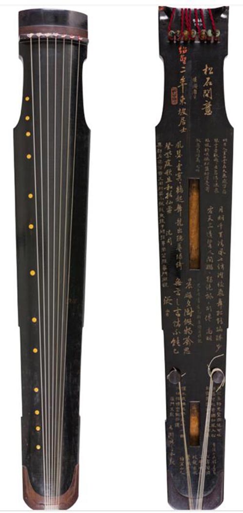 重庆中国三峡博物馆“一见钟琴”展览：宋 松石间意琴（重庆中国三峡博物馆藏）