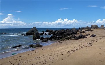 海陵岛自驾：金沙湾金沙滩下环海滩