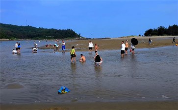 海陵岛自驾：沙滩赶海