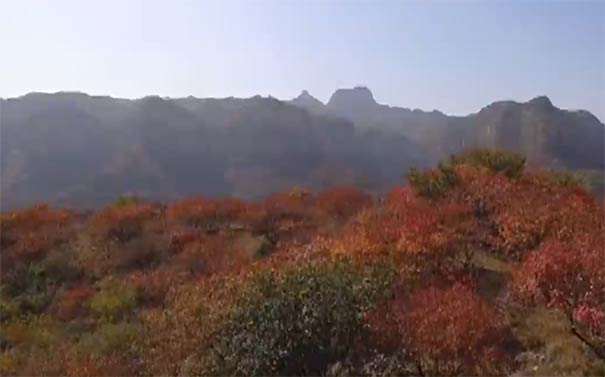 河北忽忽水景区秋景