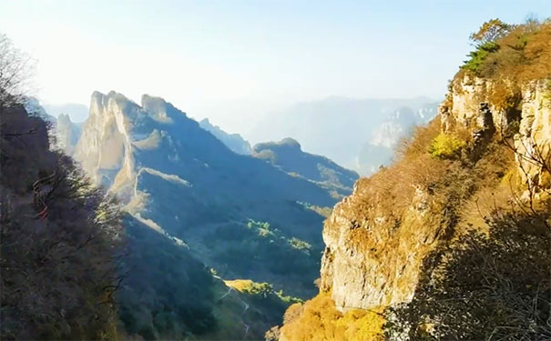 山西王莽岭秋季景色