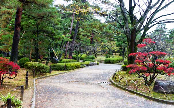 日本兼六园秋景