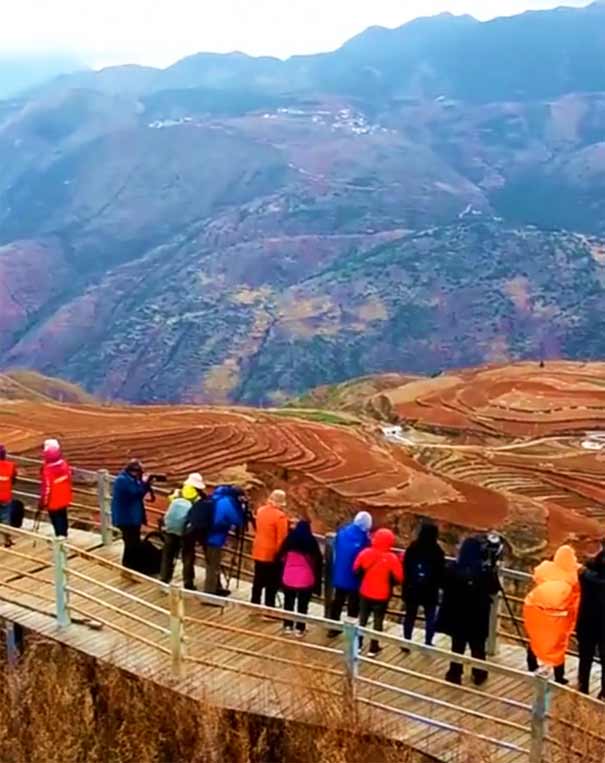 东川红土地秋季景色