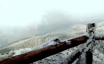 重庆武陵山国家森林公园雪景