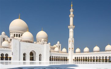 迪拜旅游：谢赫扎伊德清真寺