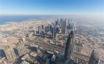 迪拜旅游：迪拜哈利法塔观景