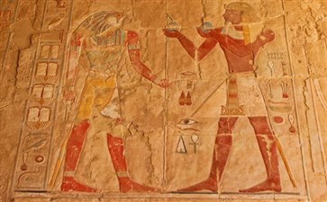 埃及旅游：卢克索帝王谷女王庙壁画