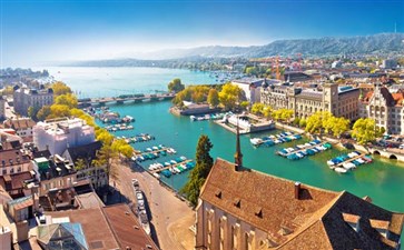 瑞士旅游：苏黎世城市美景