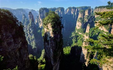 全景湖南旅游：张家界核心景区袁家界