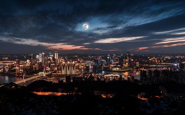 南山一棵树夜景