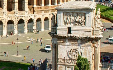罗马斗兽场与君士坦丁凯旋门