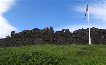 冰岛辛格维利尔国家公园古议会遗址