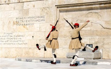 希腊：宪法广场卫兵交接仪式