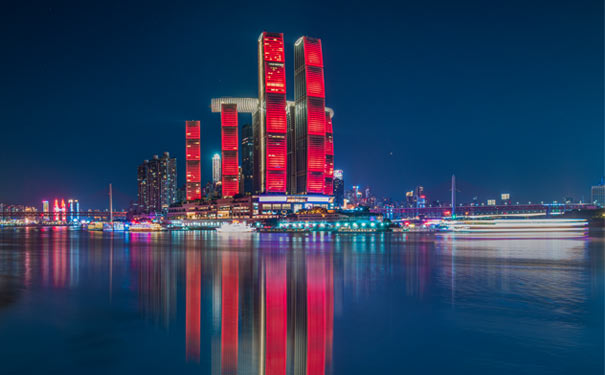 重庆周边旅游：朝天门夜景