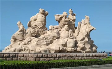 山东旅游：蓬莱八仙雕塑广场