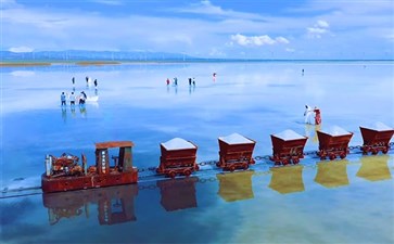 青海旅游：茶卡盐湖天空壹号景区