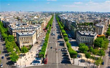 欧洲法国旅游：巴黎香榭丽舍大街