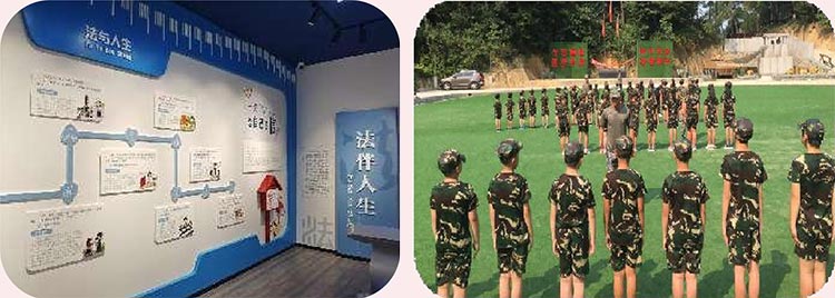 重庆军事夏令营：普法活动与基础训练