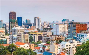 越南旅游：胡志明市城市风光