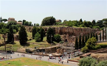 欧洲旅游：意大利罗马集市废墟