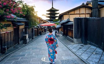 日本京都衹园花见小路