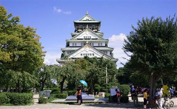 日本旅游：大阪城公园天守阁