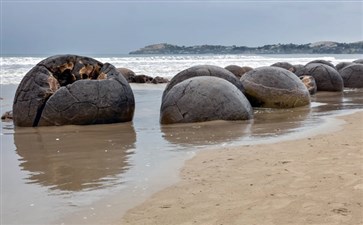 新西兰旅游：但尼丁摩拉基大圆石